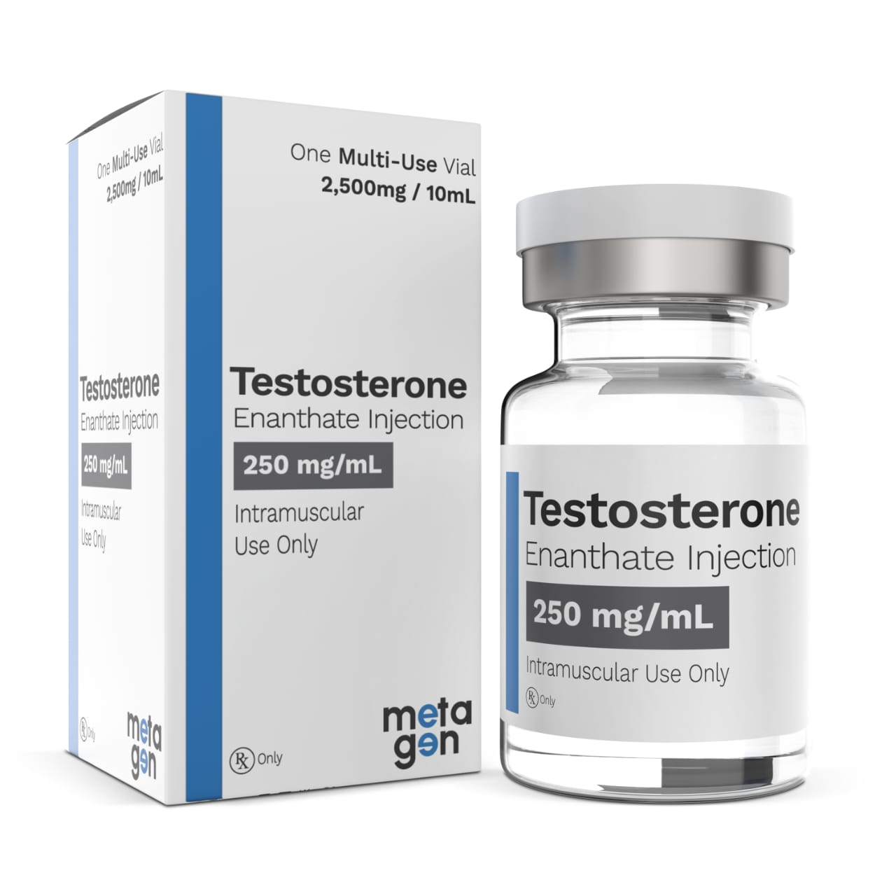Testosterone Enanthate Injection 2,500mg / 10ml (250mg/mL) Vial